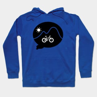 Thinking: bike Hoodie